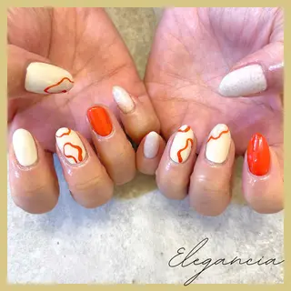 カラー ネイル Elegancia. Hiromiのネイルデザイン