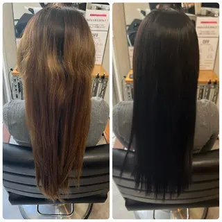 ロング カラー OFF YUYAのヘアスタイル