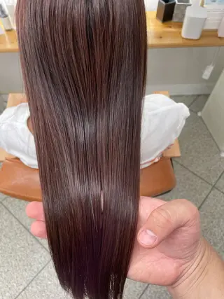 ロング 凪の 旅先のヘアスタイル