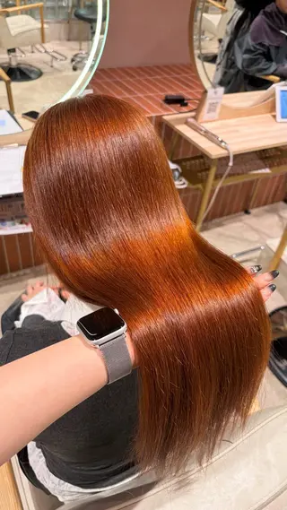 ロング カラー 🎀暖色カラー/ ハナ🎀のヘアスタイル