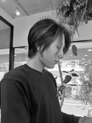 ショート ハイトーン/パーマ 大名 sakiのヘアスタイル