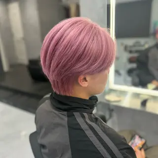 ショート ❤️‍🔥シールエク ＋カラー京❤️‍🔥のヘアスタイル