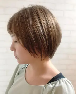 ショート drop/鶴見 /西巻大のヘアスタイル