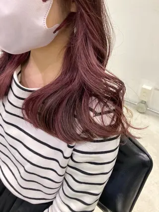 カラー 💖ブリーチなし透明 感💖ASAHIのヘアスタイル
