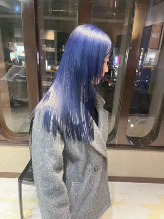 ロング 💖艶ハイトーン髪質 改善💖ケンシンのヘアスタイル