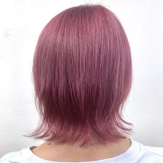 ミディアム カラー ブリーチカラー 🩵MIZUKIのヘアスタイル