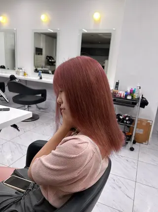 カラー 透明感ベージュ🤎 ナチュラルレイヤーのヘアスタイル