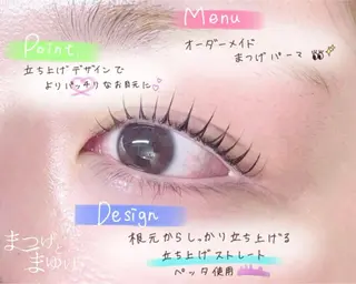 マツエク・マツパ まつげとまゆげ天王寺 naho🫐のマツエク・マツパデザイン