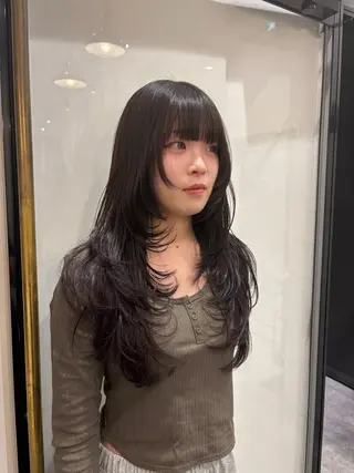 ロング Keshiki大名 安部 真輝のヘアスタイル