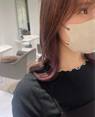 セミロング 🎀tomoka /透明感カラー🎀のヘアスタイル