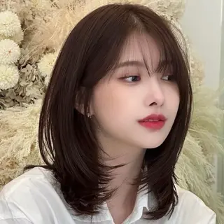 ミディアム 柳澤 興輝のヘアスタイル