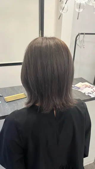 ミディアム カラー 安藤 誠斗のヘアスタイル