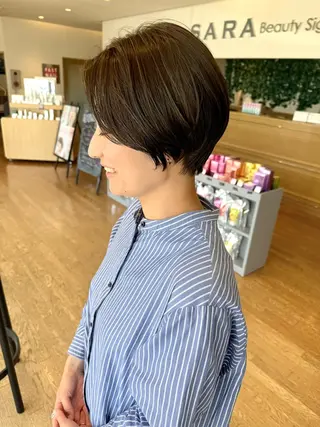 ショート 豊中/カット/上西 力のヘアスタイル