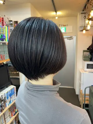 ショート カラー SUN GLOW  サングロウ所属・水素トリートメント／ 髪質改善/ナカノメのヘアスタイル