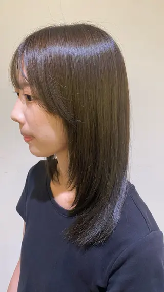 ミディアム 寺本 心のヘアスタイル