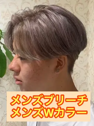 ショート カラー メンズ メンズパーマ&メンズ 縮毛矯正/平野/渋谷のヘアスタイル