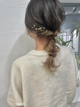 ミディアム . AYUKAのヘアスタイル