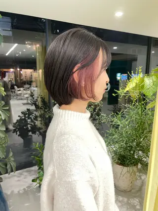 ショート カラー 堀 愛希子のヘアスタイル