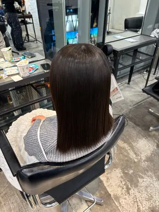 ミディアム カラー ダメージレス艶髪 🦋MISAKI🦋のヘアスタイル