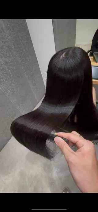 セミロング 髪質改善ヘアケア 艶髪特化/上田のヘアスタイル