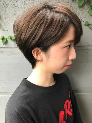 ショート カラー 骨格診断🍃ショート /ショートボブ✨岡元のヘアスタイル