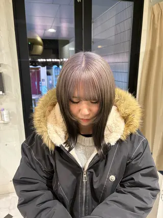 ミディアム 宇野愛華∕ パーマスタイルのヘアスタイル