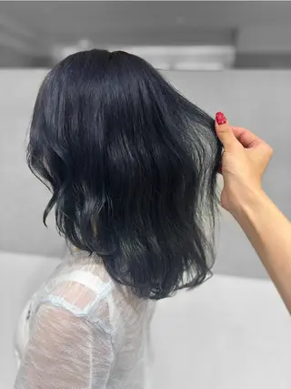 セミロング ✨ブリーチカラー/ 艶髪suzu🪽🤎のヘアスタイル