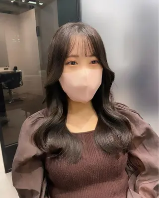 ミディアム カラー 韓国ヘア 店長NEGIのヘアスタイル