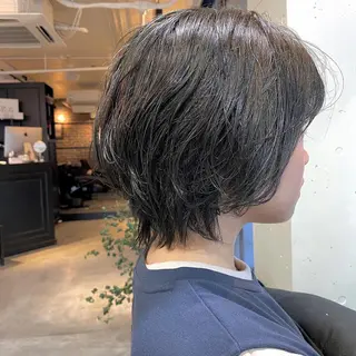 ショート カラー パーマ ヘアアレンジ 【ダメージレス施術】 【透明感】北村 拓也のヘアスタイル