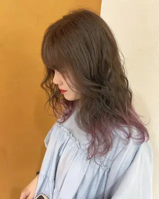 ロング 山口 明日花のヘアスタイル