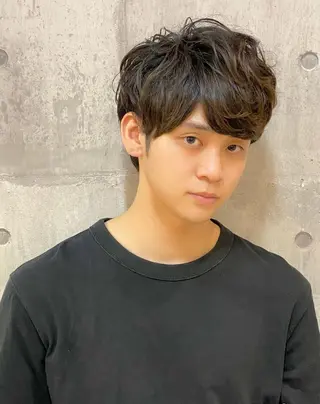 ショート パーマ 【扉gate】野崎 英幸のヘアスタイル