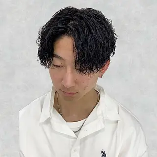 ミディアム パーマ メンズ 立川メンズパーマ職人 /MASAのヘアスタイル