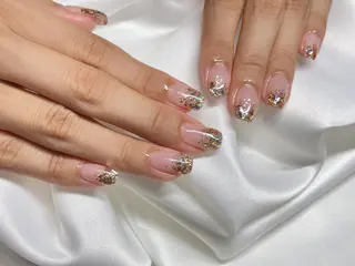 ネイル 23時まで❤︎韓国、 ワンホンネイルのネイルデザイン