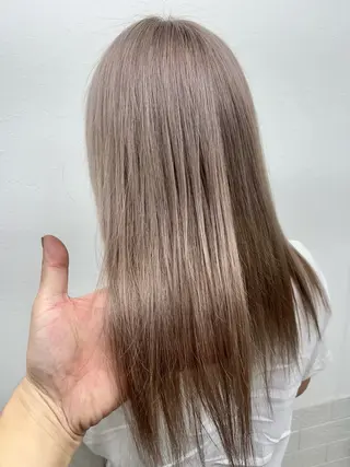 カラー ダブルスキルエクステ /羽エクステ白石宇由のヘアスタイル