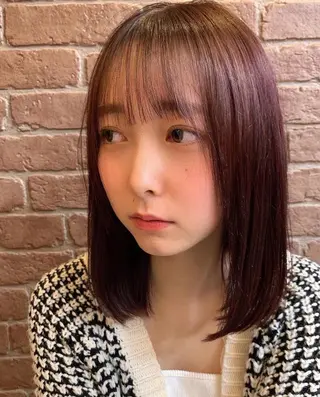 セミロング カラー パーマ 艶髪専門美容師🏄 kazuレスlessのヘアスタイル