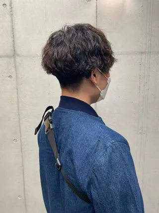 パーマ メンズ ✨透明感カラー✨ 🦖佐々木未来🦕のヘアスタイル