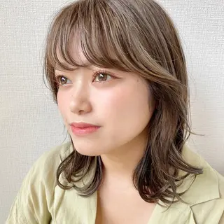 ミディアム カラー ヘアアレンジ ひなの .のその他イメージ