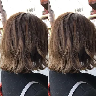 ミディアム カラー パーマ ヘアアレンジ メンズ マツエク・マツパ パーソナルカラー☆ 永尾拓也のヘアスタイル