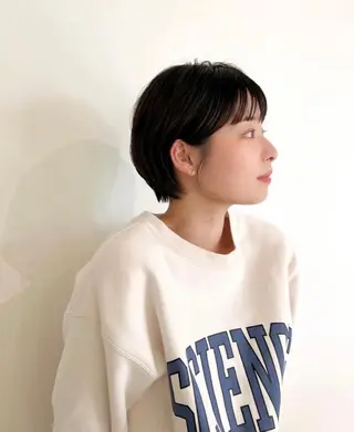 ショート ブリーチカラー🎀 韓国風/寺門美優のヘアスタイル