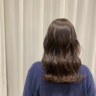 ミディアム カラー MUKU ひかるのヘアスタイル