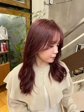 ミディアム 似合わせカラー/ 堀江美容室/レミ🎀のヘアスタイル