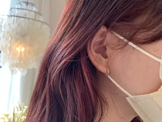 ロング カラー 田中成美/レイヤー カット/透明感カラーのヘアスタイル