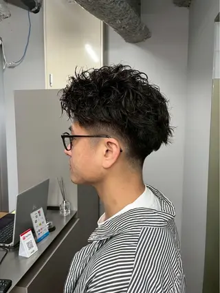 ショート パーマ メンズ 博多メンズヘア特化 ベップハルキのヘアスタイル