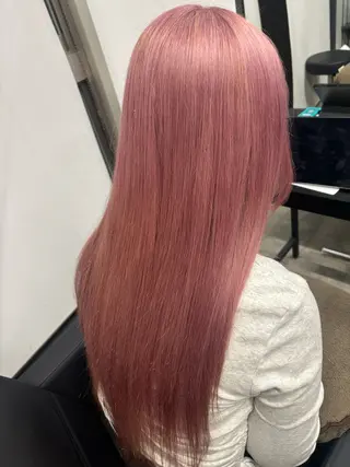 ロング カラー ユージ カラーモデル募集のヘアスタイル