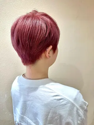 ショート カラー 高木 陽平のヘアスタイル