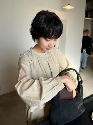 ショート パーマ メンズ room3小出 奈央子のヘアスタイル