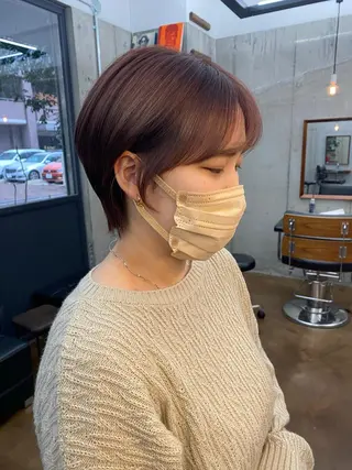 ショート ハイトーン/デザイン hirokiのヘアスタイル