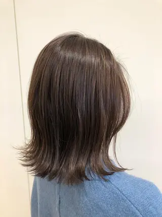 ミディアム カラー KANAMI日暮里 韓国ヘア・メイクのヘアスタイル