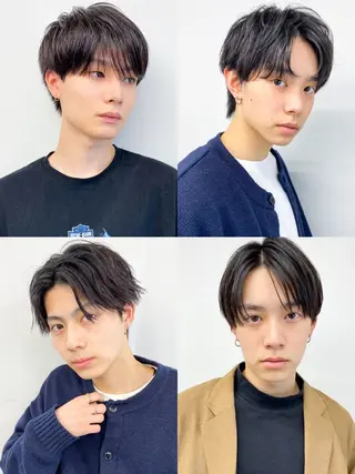 ショート 【明石の艶髪神様】 染澤尋統のヘアスタイル
