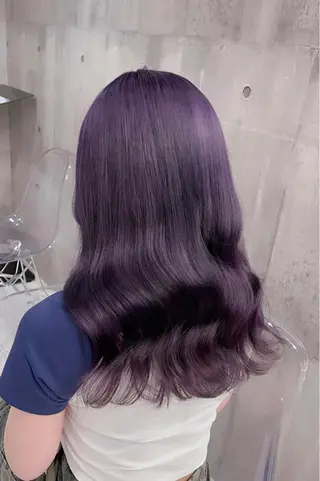 ロング カラー パーマ ヘアアレンジ メンズ キッズ ネイル マツエク・マツパ アイブロウ 💖オタク美容師 ꒰ঌ♡モモ♡໒꒱のヘアスタイル